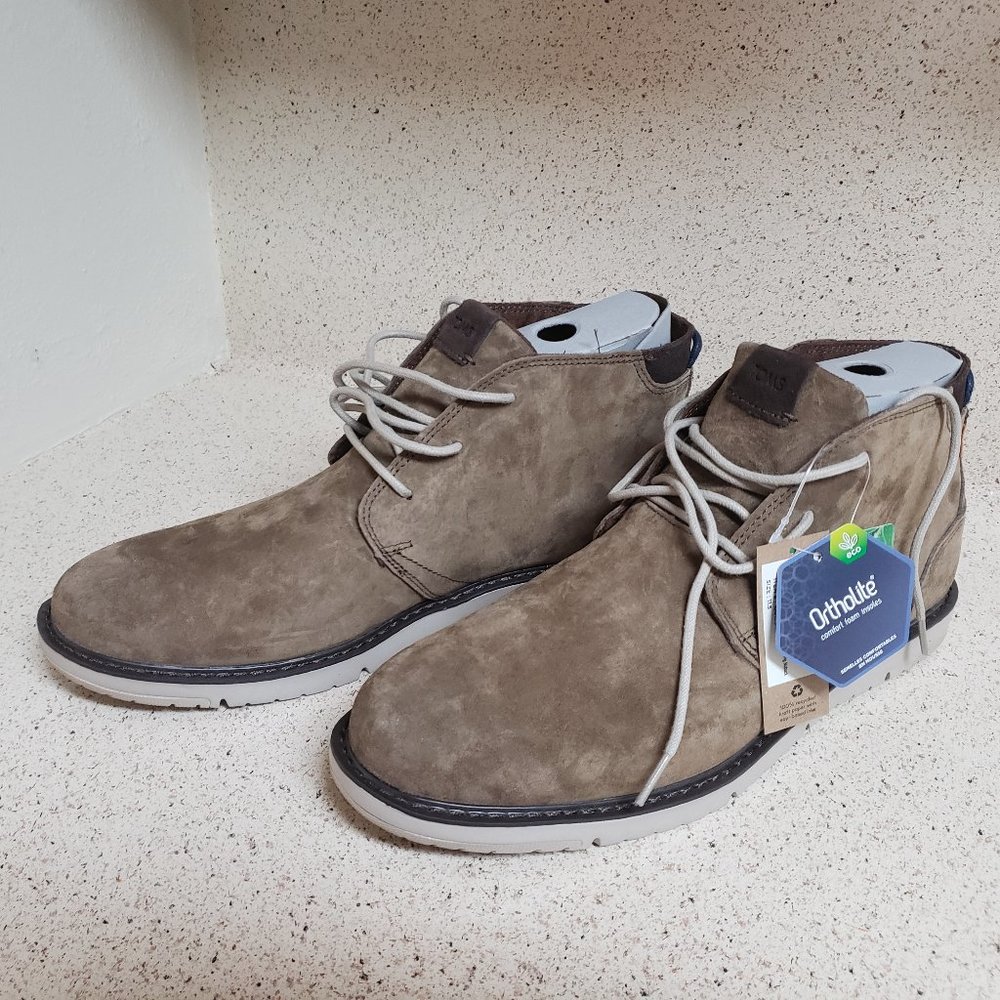Toms - Navi Boot - Walnut Brown - Pig Nubuck Suede - US Mens 11.5